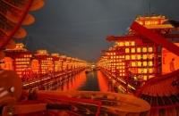 河头老街，赴一场运河灯火夜